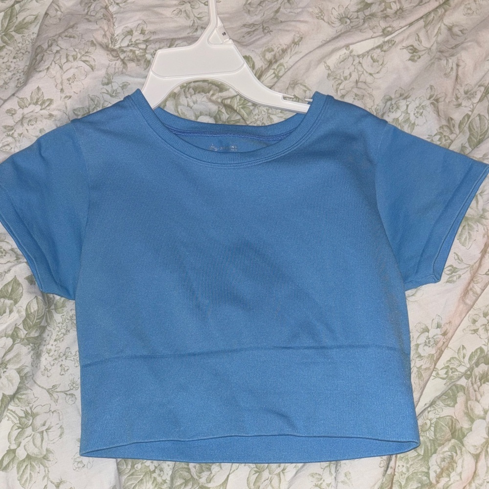 Aerie Blue Crop Top